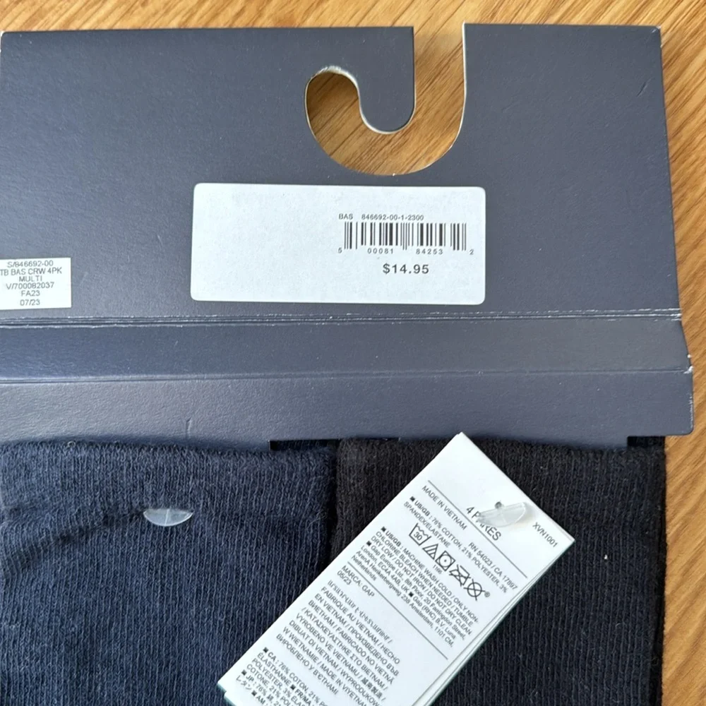 Baby Gap Crew Socks 4-Pack